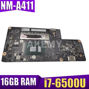 

For Lenovo YOGA 900-13ISK For Lenovo NM-A411 Laptop Motherboard With BYG40 NM-A411 i7-6500U CPU 16GB RAM