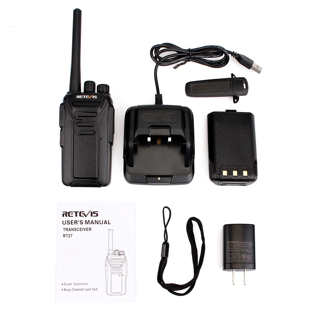 1 шт. Retevis RT27 рация без лицензии радио PMR/FRS PMR446 UHF 16/22CH VOX скремблер портативный радиоприемопередатчик Hf