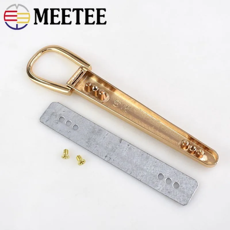 2 шт. Meete 131 мм модные сумки ручки ремешки металлические пряжки для сумок