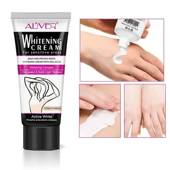 

Underarm Elbow Bikini Thigh Whitening Cream Legs Knees Private Parts Intimate Body Whitening Cream Korean Cosmetics Skin Care