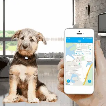 スマートペットgpsトラッカー防水ミニ犬猫gps首輪agpsポンド抗ロストトラッカー襟ポジショニング