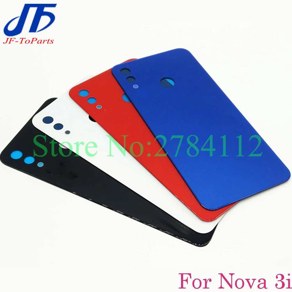10 шт. Замена заднего стекла для huawei Nova 3 NOVA3/для Honor P Smart Plus/Nova 3 Крышка батарейного отсека задняя дверь Корпус чехол