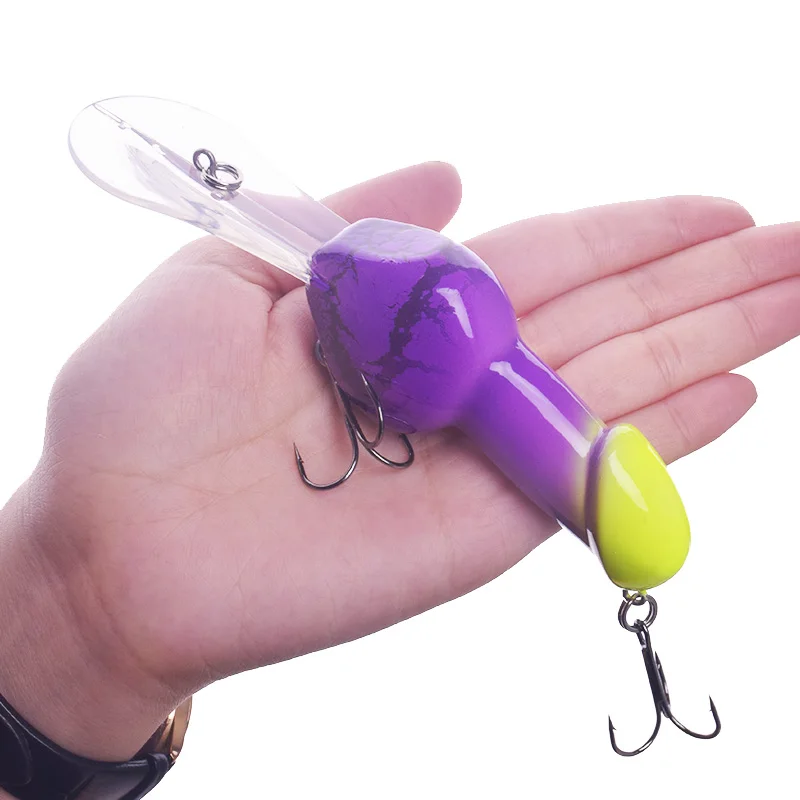 Proleurre 1 шт. новая модель рыболовной приманки 14 см/27g пенис Minnow Swimbait забавная
