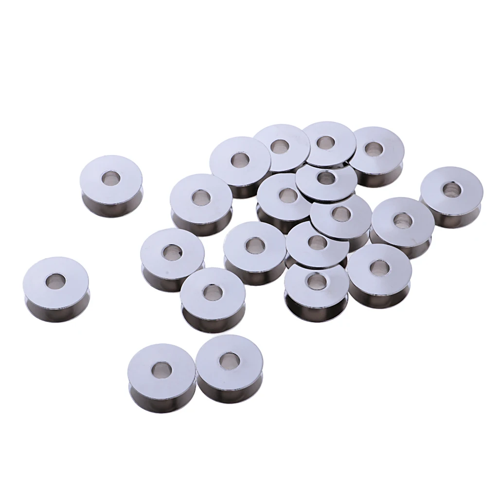 Pack Of 20 Metal Industrial Sewing Machine BobbinS For  Juki Singer