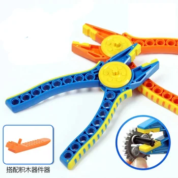 

Cheapest Technic Series Demolition Of Blocks Pin Pliers Tongs Tool Parts Device Bricks Educational DIY Toys for Children Boys