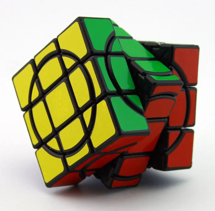 Mf8 Кубик Рубика это трехслойный магический черно-белый с узором Юпитер Сумасшедший трехслойный Кубик Рубика образовательное давление R