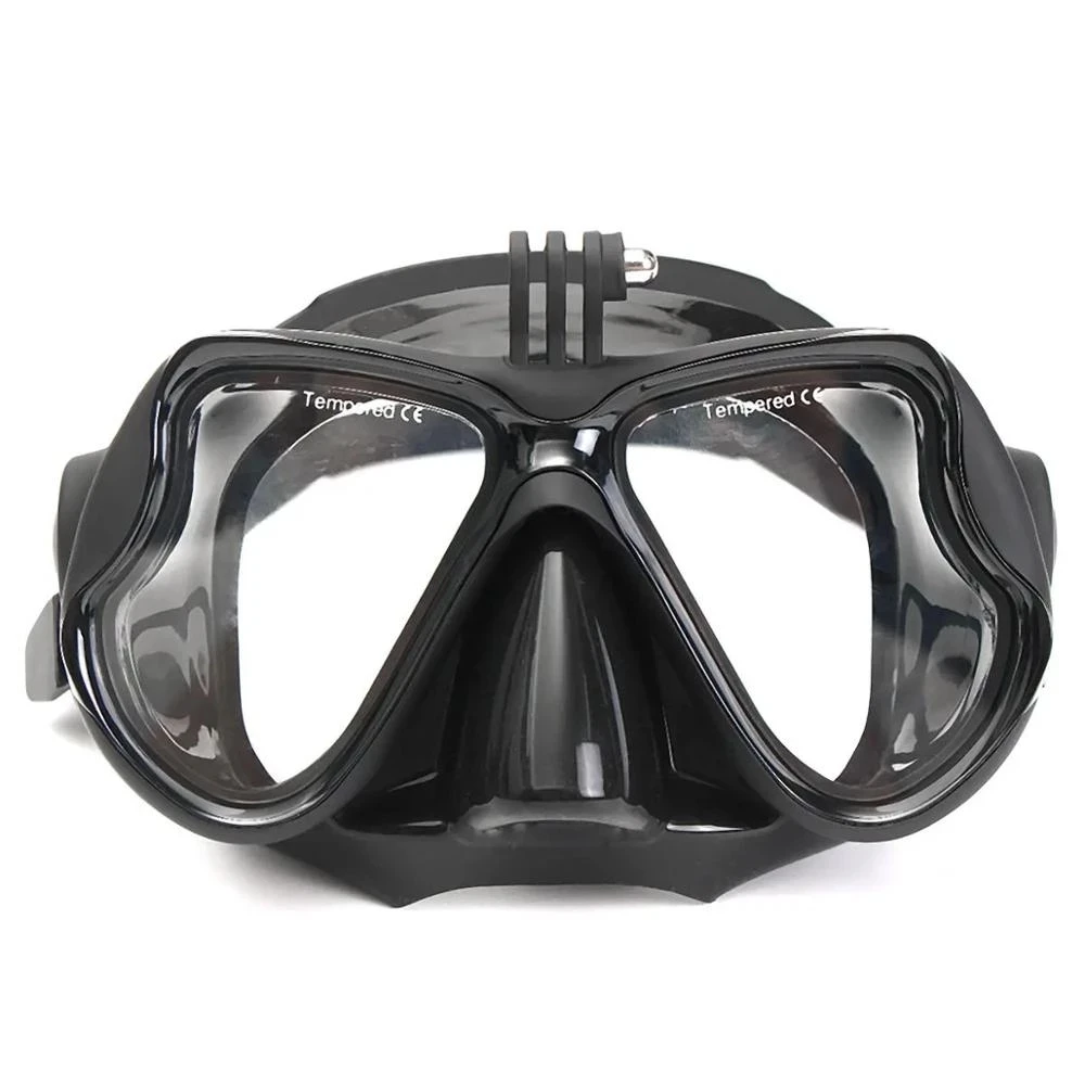 BFHCVDF Masque de plongée sous-Marin Professionnel avec caméra nageant Lunettes Noires de Haute Performance 