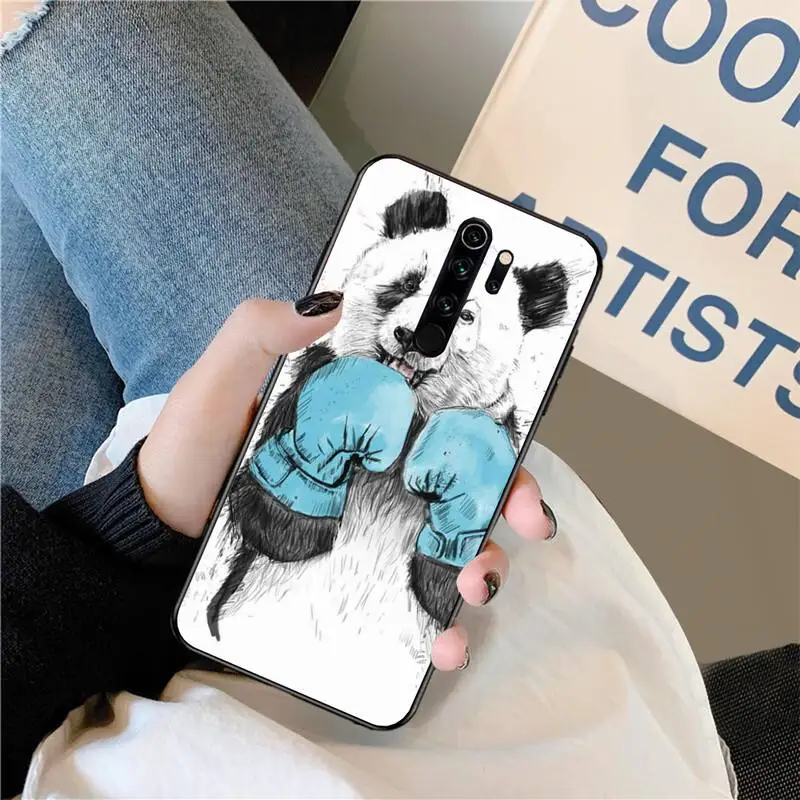 NBDRUICAI супер милая панда шикарный Милый чехол для телефона Redmi Note 8 8A 7 6 6A 5 5A 4 4X 4A Go Pro