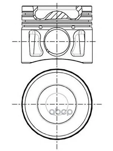 Поршень Peugeot Boxer/Citroen Jumper 2,2hdi 06- 0,5mm(Комплект) Nural 8742770710 NURAL арт. 8742770710