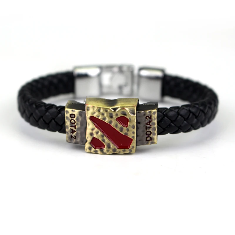 Черная Радуга Six Siege FPS Косплей bBracelet ручной вязки готический панк кулон браслет унисекс модные ювелирные изделия Bijoux - Окраска металла: bronze