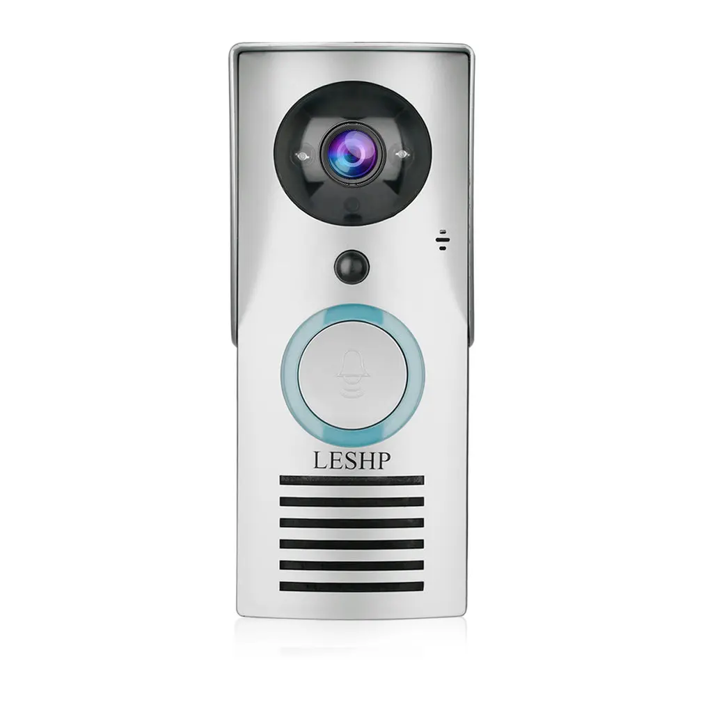 LESHP Smart 2.4G Wifi Doorbell HD 1080 x 720P Camera Smart Guard& APP Live-view Infrared Night Vision 180 Degree Wide Angle