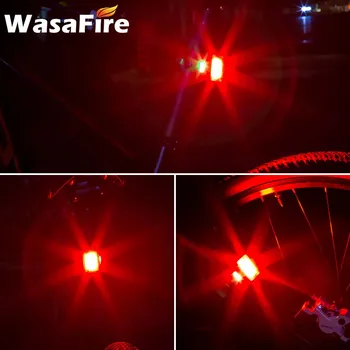 

luz trasera bicicleta Bicycle Rear Light For Bike Automatic Brake Induction Taillight MTB Cycling Charge LED Safety