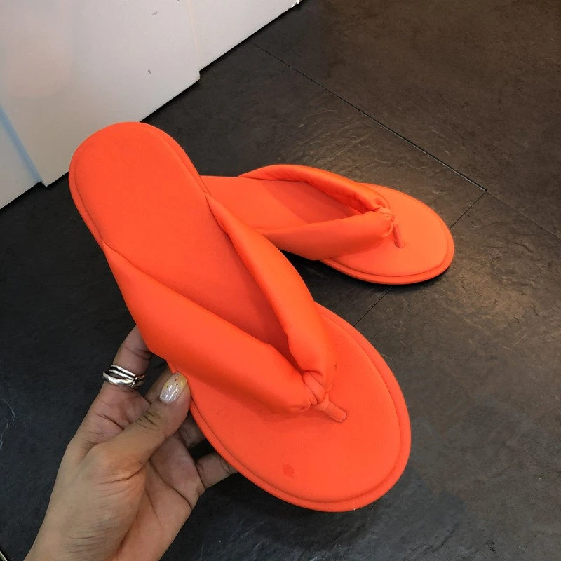 orange flat shoes ladies