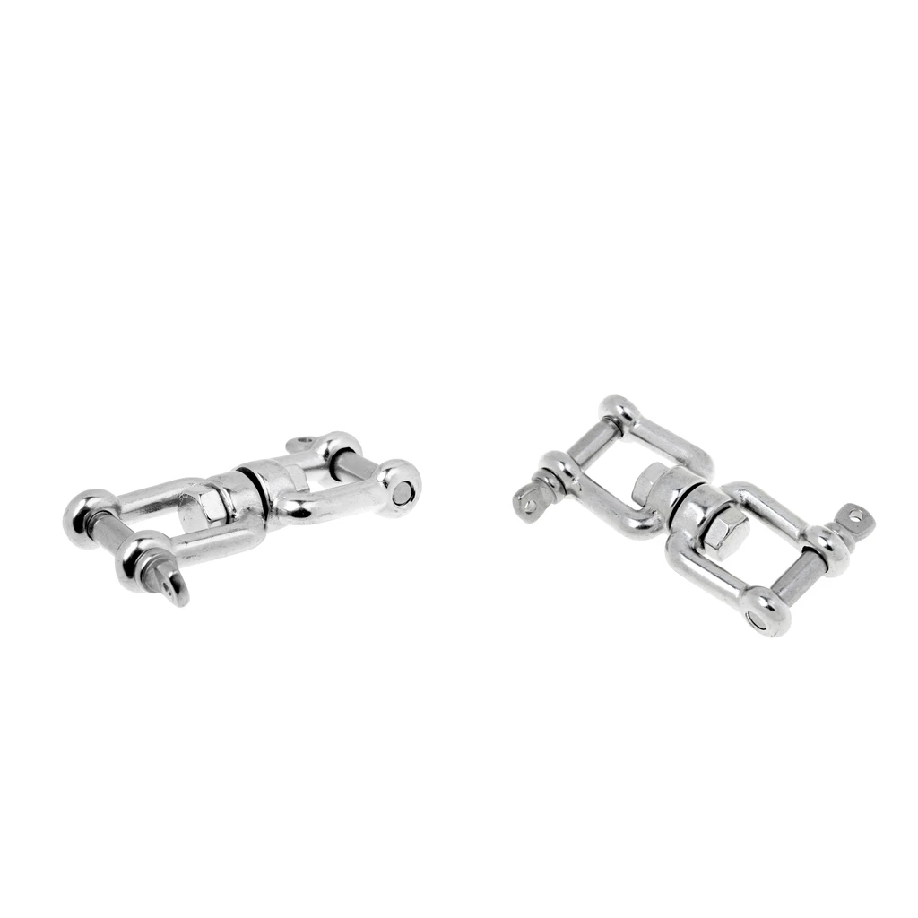 2PCS Polished 304 Stainless Steel Boat Anchor Connector Swivel Jaw - Jaw 2PCS Polished 304 Stainless Steel Boat Anchor Connector Swivel Jaw - Jaw