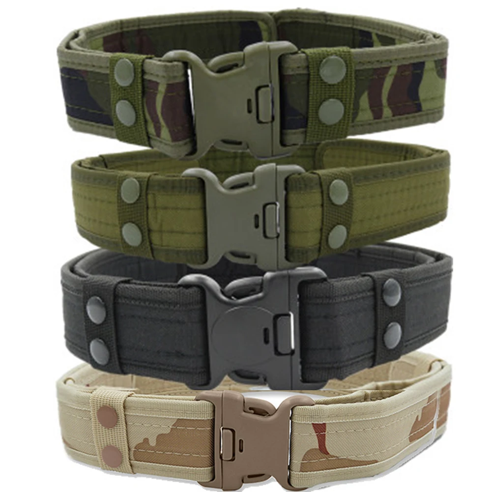

Camouflage Belt Men Military Belt Nylon Belts Outdoor Multifunctional Training Belt Adjsutable Camouflage Waist Strap For Pants