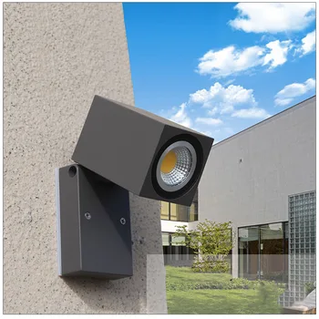 

Folding LED Outdoor Waterproof Wall Lamps Exterior Outside Porch Light IP65 Garden Courtyard Wall Sconces Lights AC85-265V