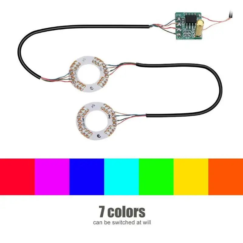 7 цветов светодиодный модуль для PS4/XBox One контроллер светодиодный светильник контроллер Кнопка аналоговый мод плата для PS4/XBox One