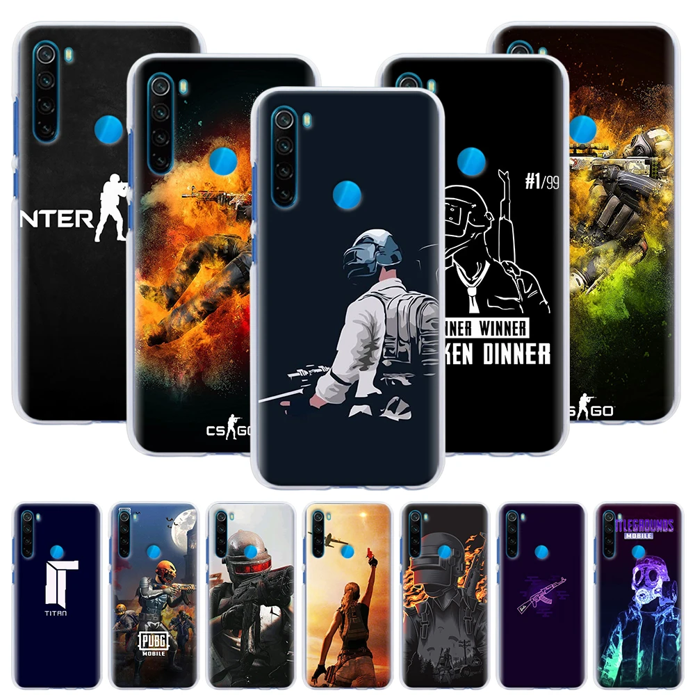 

Counter Strike CS GO PUBG Phone Case for Xiaomi Redmi Note 6 7 8 8T 9S 9 Pro K30 K20 Pro 6A 7A 8A Hard Back Case Capa
