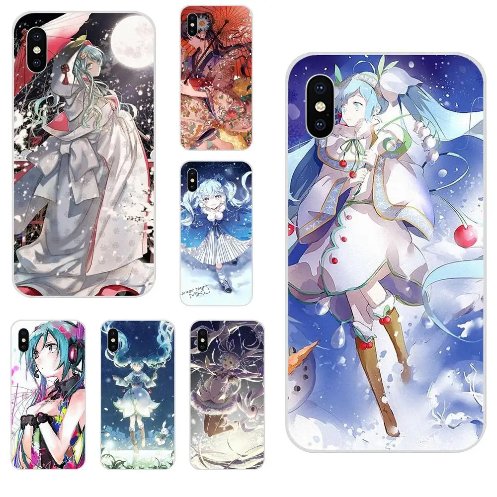 Hatsune Miku Vocaloid Yuki Snow Broccoli аксессуары для телефонов Чехол Xiaomi Redmi Note 2 3S 4 4A 4X5 5A 6 6A Pro