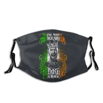 

Conor McGregor Reusable Face Mask with Filter Anti Haze Dustproof Mask Respirator Mouth Muffle