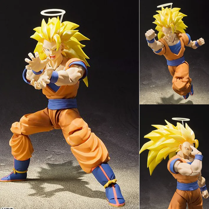 Фигурка Dragon Ball Z Super Saiyan 3 фигурка Сон Гоку игрушки 16 см украшения для детей