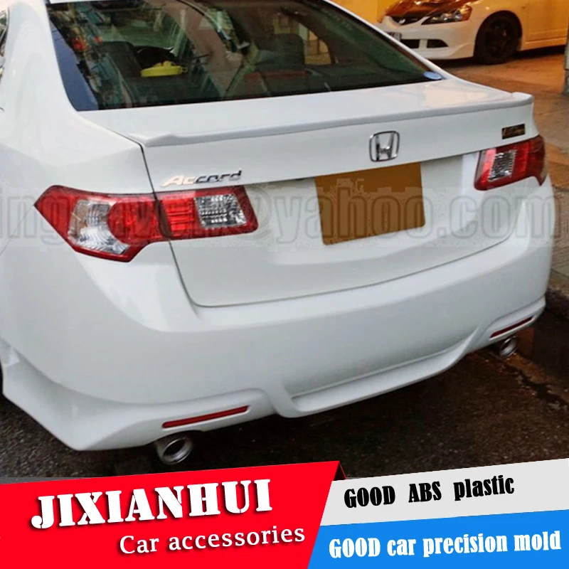 Спойлер для Accord 2008 2013 Honda SBRK спойлер из АБС пластика цвет заднего крыла автомобиля