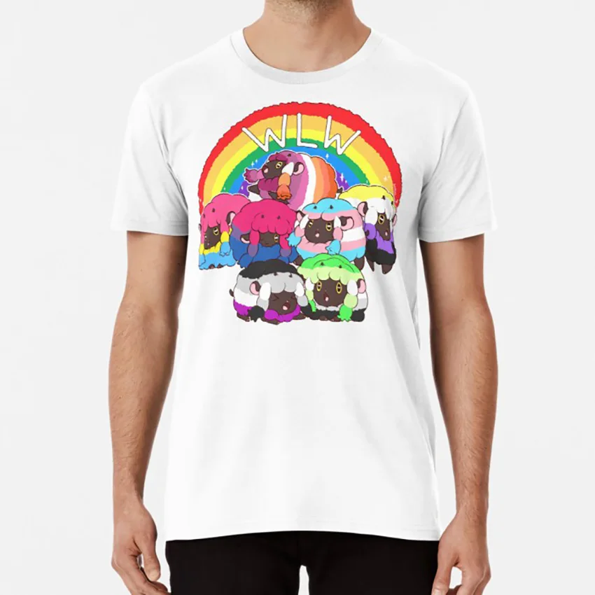 WooLooWoo Pride(все Wooloos) Футболка wooloo wlw pride gay pride, для мужчин - Цвет: Белый