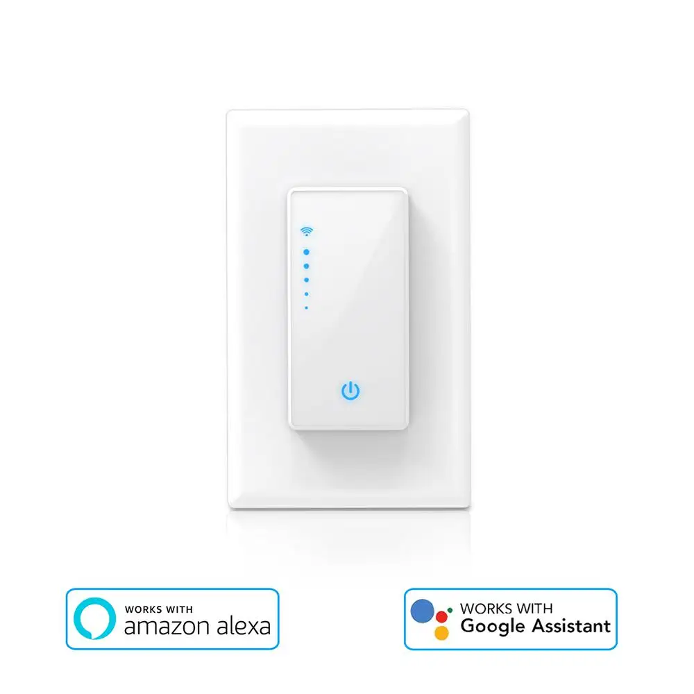 Teekar стандарт США WiFi умный светильник Диммер приложение дистанционное управление Голосовое управление работа с Alexa Google Home не требуется концентратор
