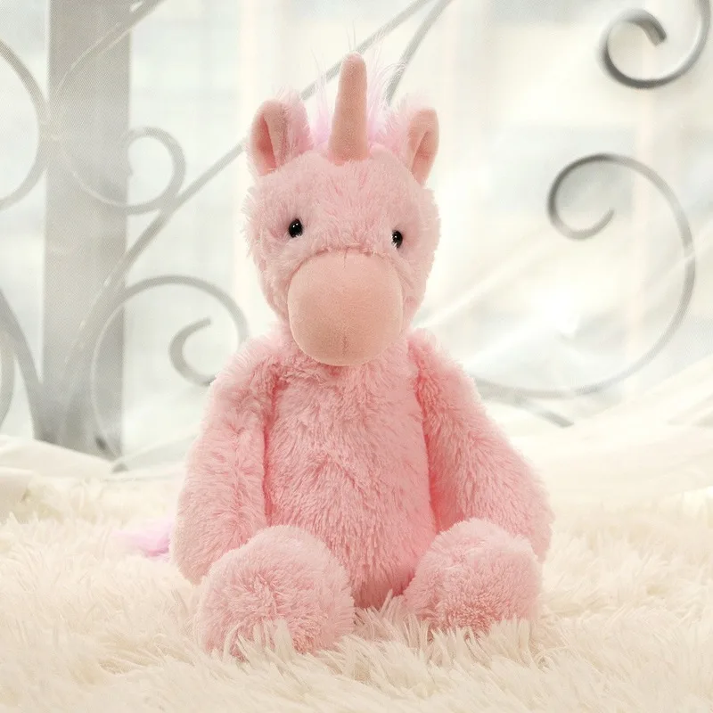 

30/40cm Soft Unicorn Plush Doll Beautiful Pink Unicorn Angel Toy Animal Stuffed Toy Valentine Gift Girls Children Birthday Gift
