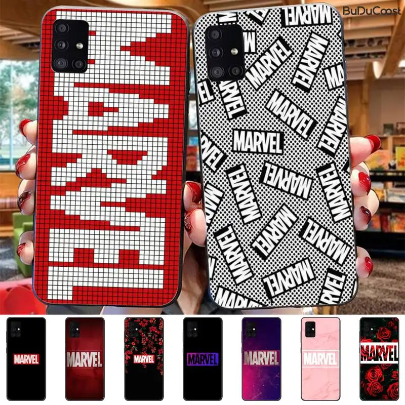 Модный популярный чехол для телефона MARVEL Samsung Galaxy A50 A7 A8 A6 Plus A9 A70 A20 A30 A40 | Мобильные