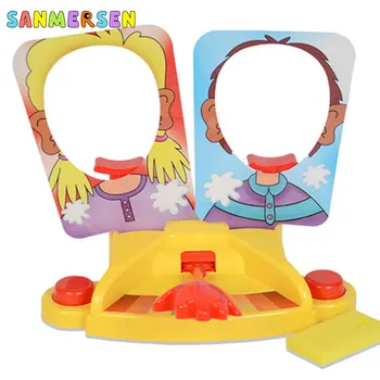 

New Trick Table Toy Party Interactive Game Funny Duel And Cake Painting Machine Children's Prank Toys Gifts For Kids