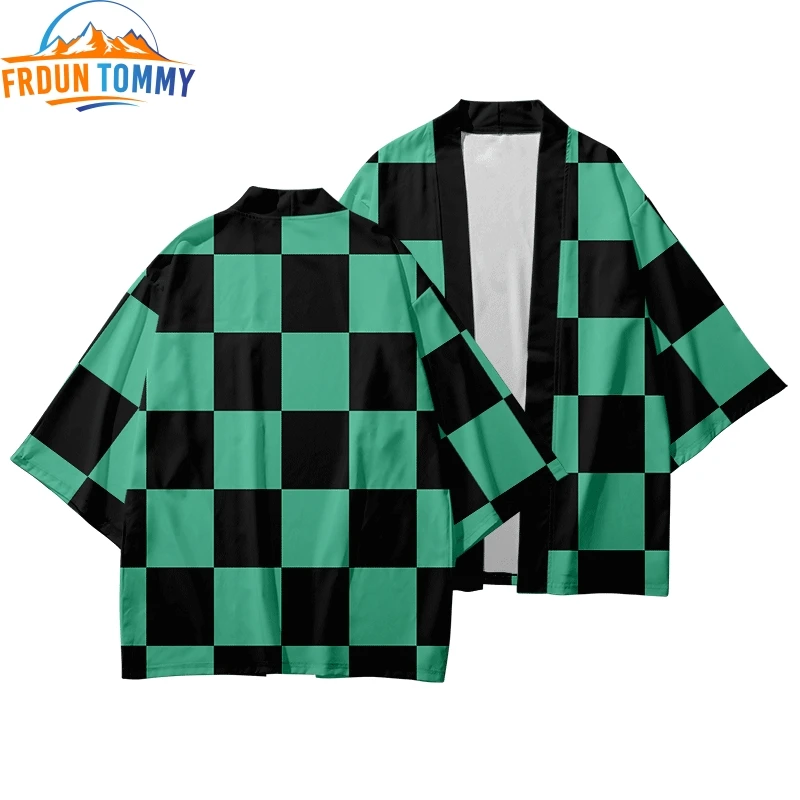 Аниме кимоно Demon Slayer Kimetsu дизайн японского Аниме кимоно Haori Yukata Косплей для женщин/мужчин Летняя Повседневная крутая одежда