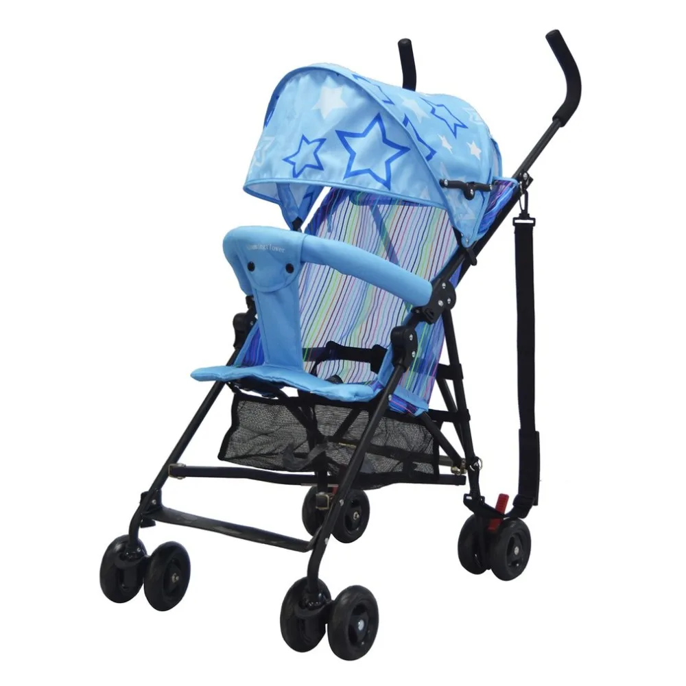Bloom Flower BF119 Baby Stroller Ultra Light Four Wheels Foldable Portable Lightweight Stroller Easy Carry Umbrella Pram