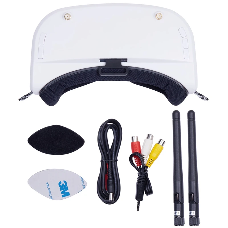 

5.8G 48CH 5 Inch 960x240 Video Headset HD DVR Diversity FPV Goggles Video Glasses with Battery for RC Model RC Drone Parts