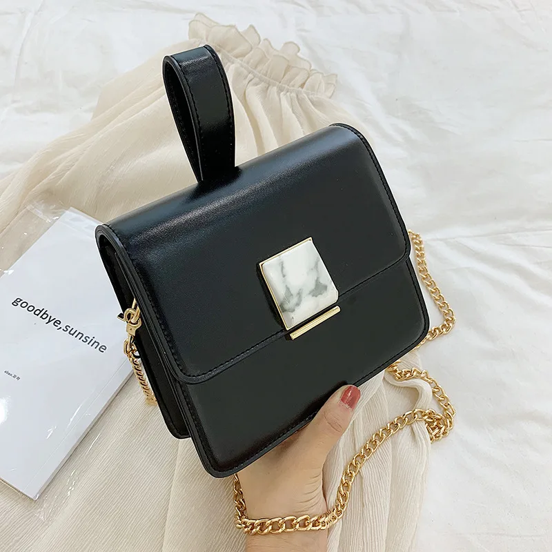 

Metal Button Chain Bag Korean Simple Women's Bag New Style Summer 2009 Fashion Slant Bag
