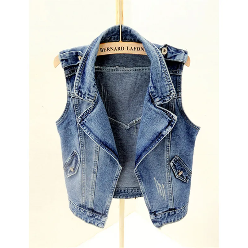 Black Waistcoat Sleeveless Jacket Coat 