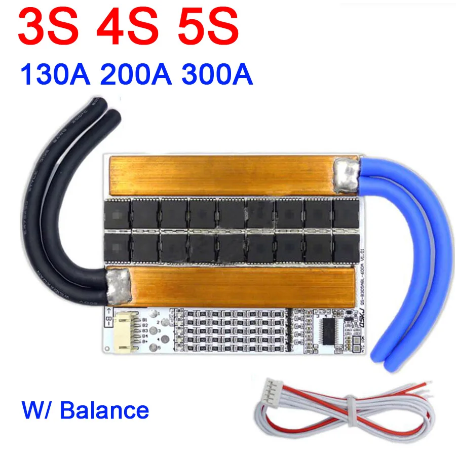 Защитная плата 3S литий ионная Lipo LifePo4 130A 200A 300A 3 2 в защитная для лития инвертор