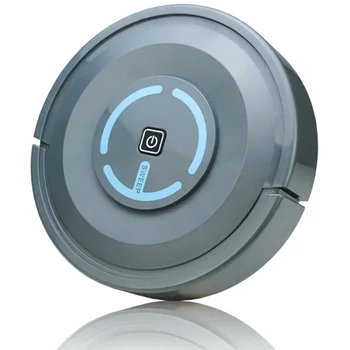 

Home Smart Ultra-Thin Small Vacuum Cleaners ing Robot Automatic Home Cleaning Machine Robot Vacuum Cleaner Dry Battery Gray