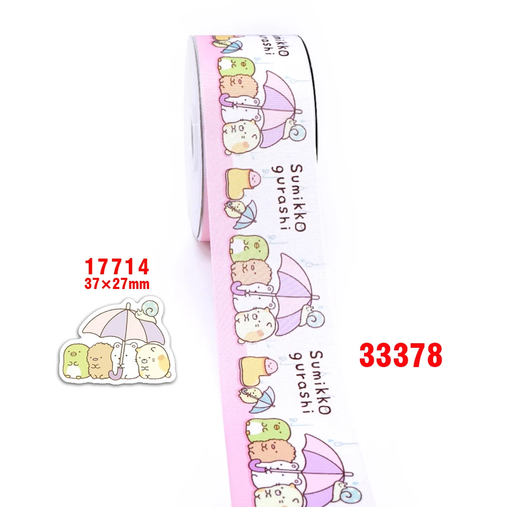 Free shipping new arrival ribbons Hair Accessories ribbon 10 yards printed grosgrain ribbons 33375 - Цвет: 33378