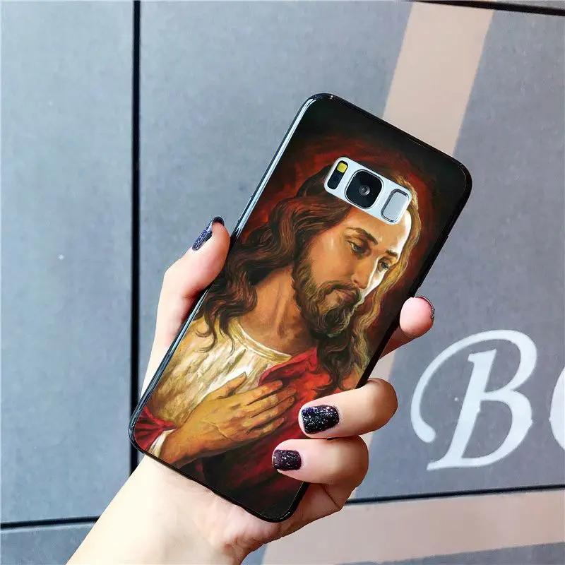 A15 Yinuoda Иисус Христос Бог благословит тебя, чехол для телефона для samsung Galaxy S10 плюс S10E S6 S7 S8 S9 S9Plus S10lite S5 M10 - Цвет: A15