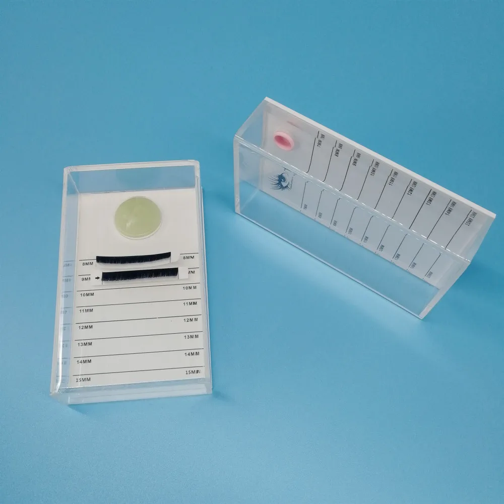 

Hot Sale 2 Styles Fake Eyelash Tray Strip Stand Individual Eyelash Extensions Hand Plate Eye Lash Grafting Stand Palette Tool