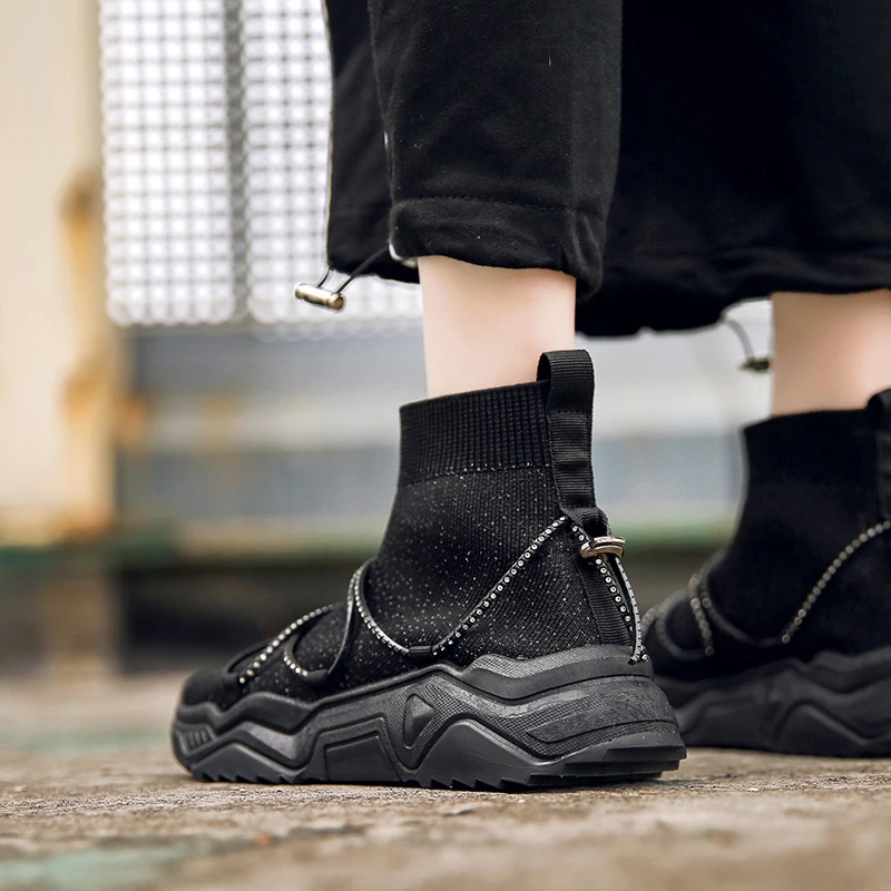 BALENC/шикарная женская обувь с высоким берцем; брендовый носок; Стрейчевые кроссовки без застежки для бега; Masculino Adulto; носки; красовки; Размеры 35-40