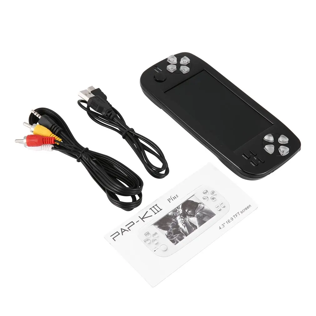 

Upgrade New Version 4.3 inch 8GB retro mini handheld game console game player