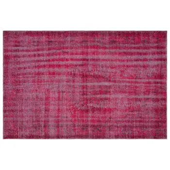 

Handmade Fuchsia Vintage Overdyed Turkish Area Rug 176x273 Cm-5'9''X8'11''
