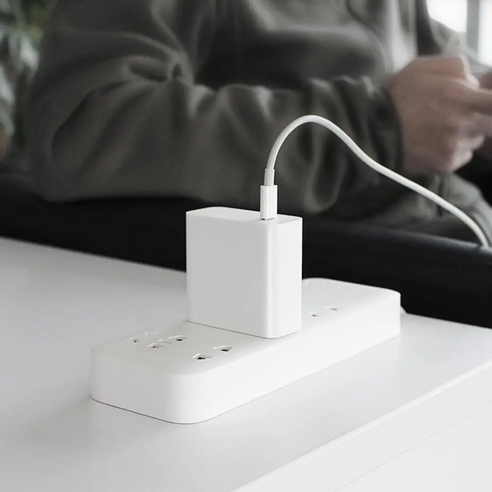 MI Mijia 5 Вт USB C зарядное устройство QC 3 0 штекер Тип кабель адаптер 3A быстрое складная