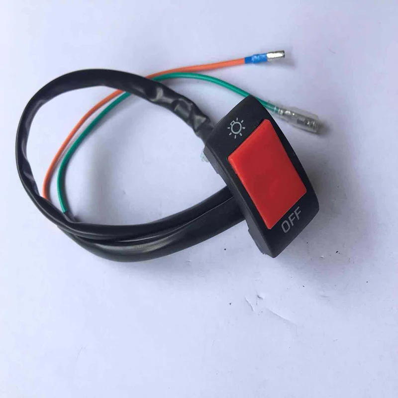 Universal 12V 7/8in Motorcycle Handlebar On/Off Switch for LED Headlight Fog Head Lamp Eye Light Car Styling Switch