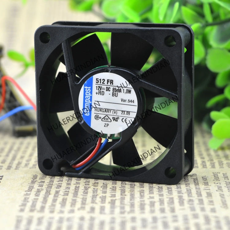 

1Pieces NEW 512F 12V 85mA 1.0W 5CM5015 Motor protection cooling Fan Original