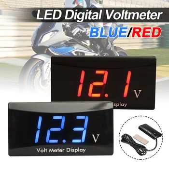

DC 8-16V Waterproof Voltmeter Car Boat Motorcycle 12V LED Digital Display Volt Voltage Meter Mini Tester Panel Car Motorcycle