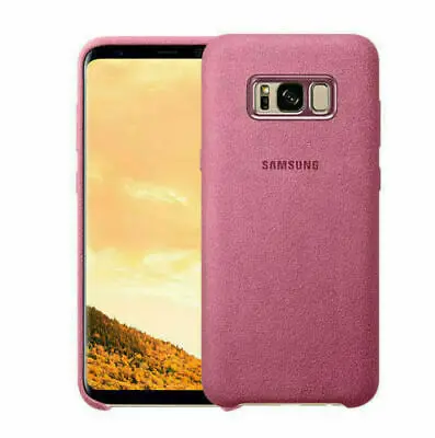 Для samsung Galaxy S10 Plus S10 Real Alcantara чехол роскошный материал чехол - Цвет: Розовый