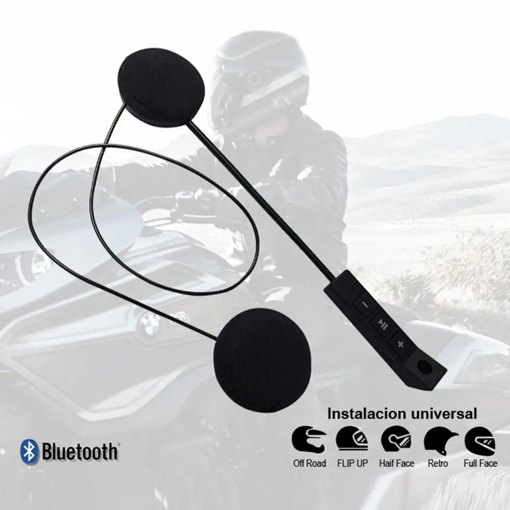 Bluetooth 4,0 EDR мотоциклетный шлем наушники с микрофоном анти-помехи велосипедный шлем Наушники Громкая Связь Динамик управление звонками